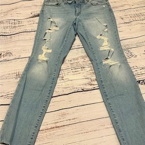 Universal thread midrise skinny distressed